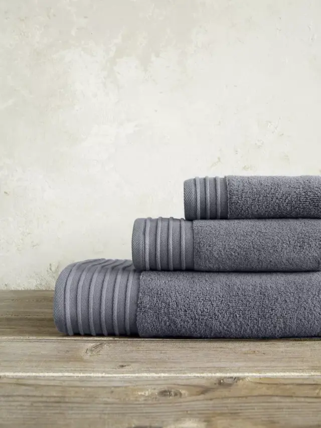 Πετσέτα Προσώπου 50x100 500gsm Nima Feel Fresh 100% βαμβακερό- Night Gray