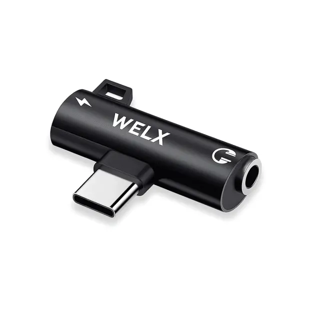 WELX C2 Splitter / USB-C - USB-C / 100W / 3.5 mm audio