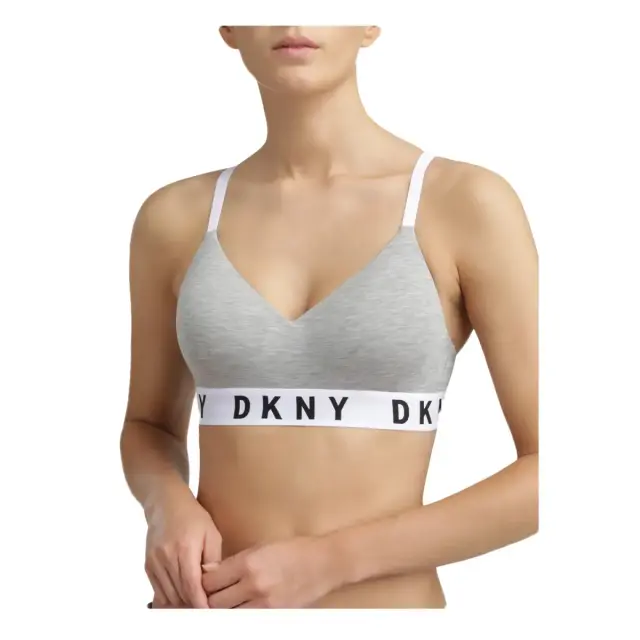 DKNY Γυναικείο Μπουστάκι Push-Up Cozy Boyfriend, Χρώμα Γκρι