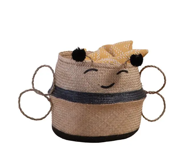 Nef-Nef Homeware Καλάθι Seagrass Βεε D40x35 Natural
