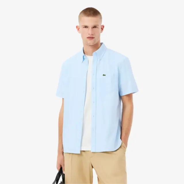 Πουκάμισο Lacoste CH1917-F6Z Γαλάζιο - L 2