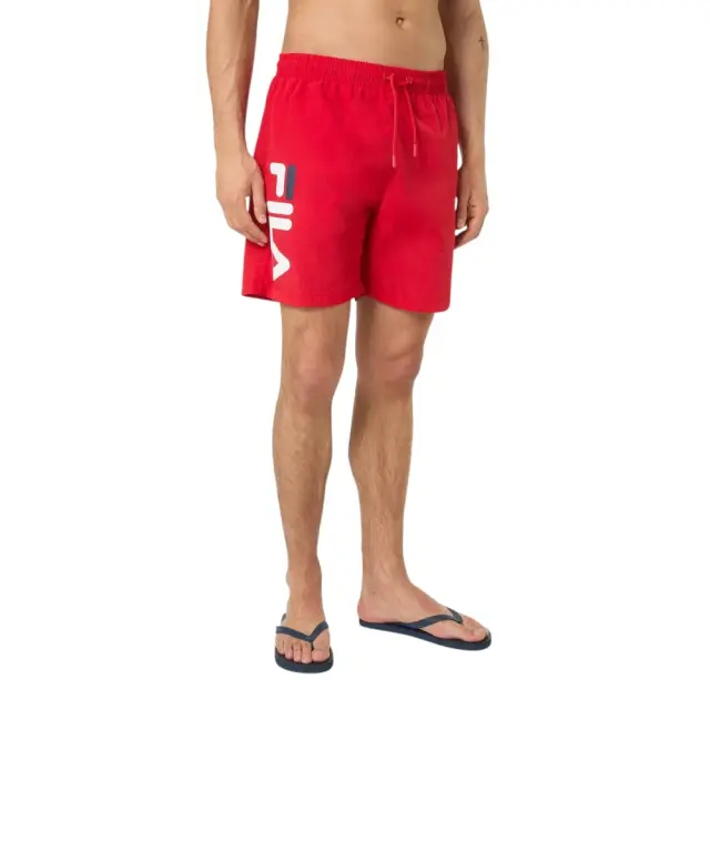 Fila - Ανδρικό Μαγιό Boxer Caravello FAM1234-30002 Κόκκινο