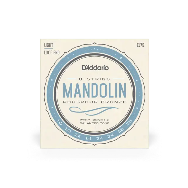 D'Addario EJ73 Phosphor Bronze Χορδές Μαντολίνου 10-38