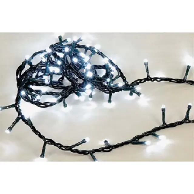 180 Led Με Πρόγραμμα Πράσινο Καλώδιο Λευκό Led IP44 31V