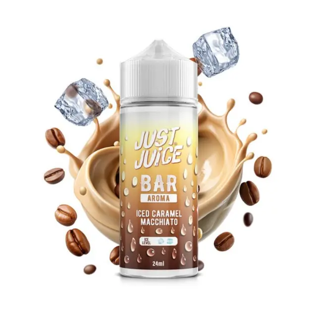 Just Juice Bar Aroma Iced Caramel Macchiato Flavour Shot 24ml/120ml