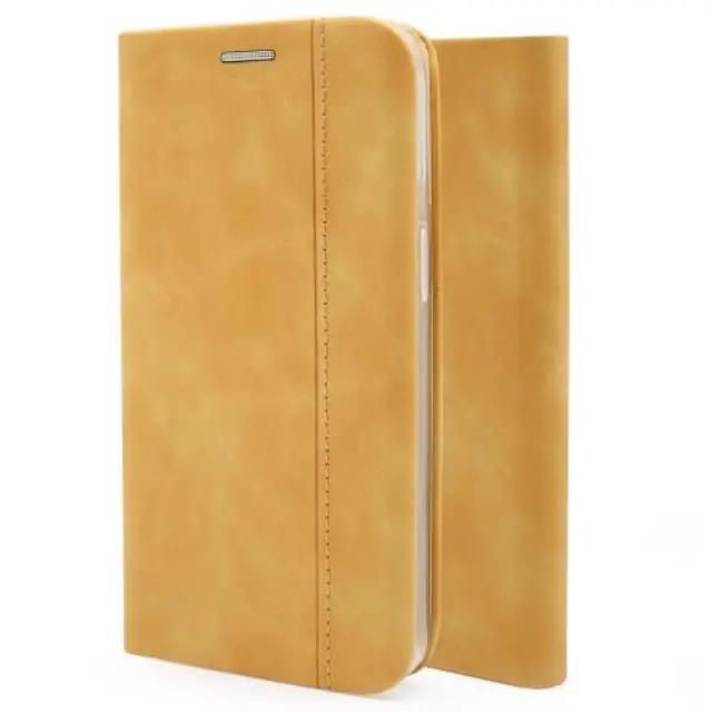 Θήκη Flip Book inos Apple iPhone 13 Pro S-Folio NE Μουσταρδί N58108