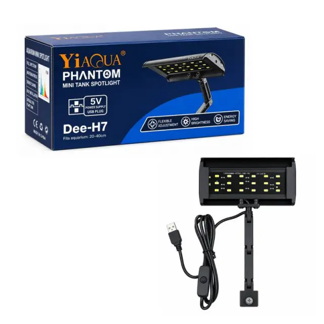 YiAQUA Φωτιστικό Ενυδρείου LED Phantom Dee-H7 - LED Aquarium Light 088085