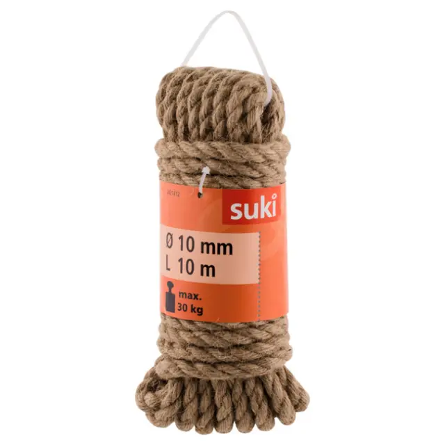 Σχοινί Από Κάνναβη 10mm 10m 2