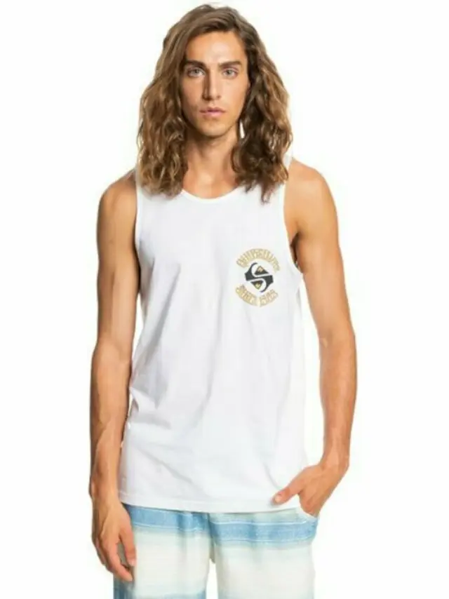 QUIKSILVER GOLDEN HOUR TANK AMANIKH ΜΠΛΟΥΖΑ ΑΝΔΡIKH EQYZT06673-WBB0 WHITE