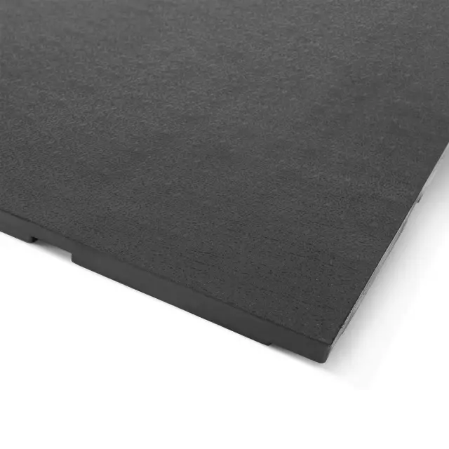 AMILA Λαστιχένιο Πάτωμα Original Πλακάκι 100x100cm 15mm Μαύρο (94470)