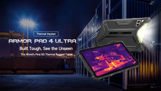 ULEFONE tablet Armor Pad 4 Ultra Thermal, 10.36", 8/256GB, 11800mAh, IP68/IP69K, 5G, μαύρο 2