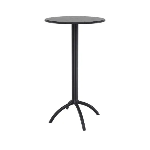 Τραπέζι Bar OCTOPUS Μαύρο PP Φ60x108cm
