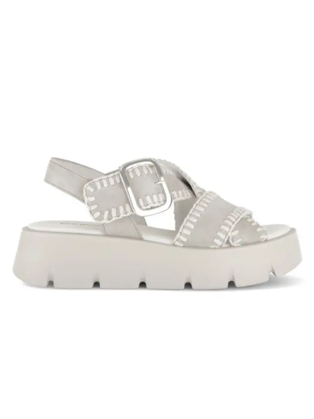 Gabor Πέδιλα Γυναικείο δέρμα Nubuck Γκρί GAB/84751 12-PUDER - 40,5 3