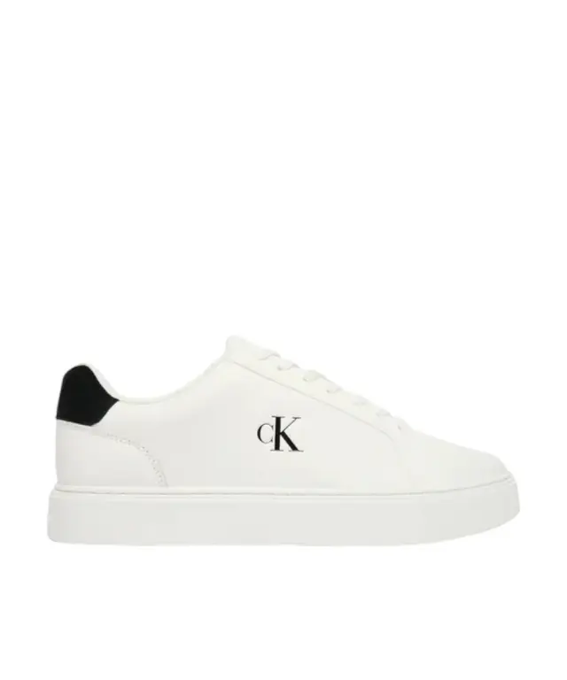 Calvin Klein - Ανδρικά Sneakers Ck Classic Cupsole Laceup Lth YM0YM01435-01W Λευκό - 43