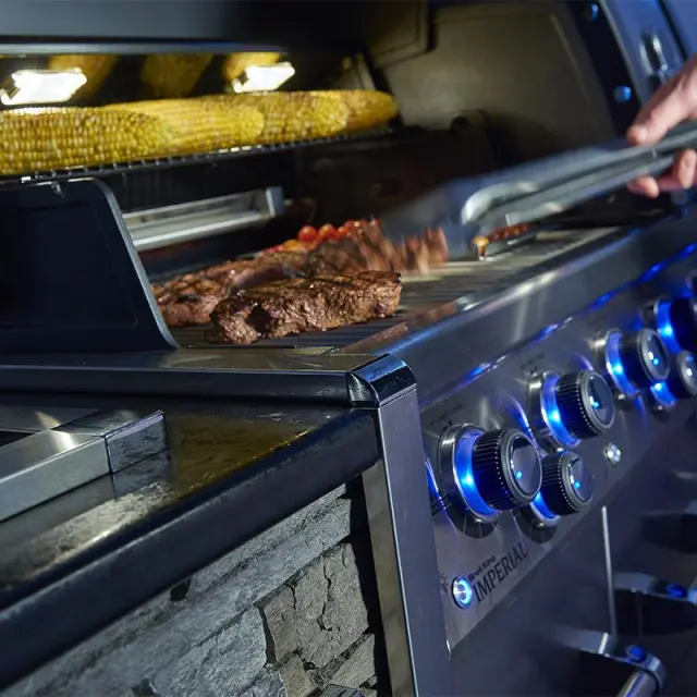 Ψησταριά Υγραερίου Imperial S 590 BI Built-in - Broil King Kit Μετατροπής σε φυσικό αέριο Μηχανισμός και καυστήρας 2