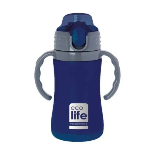 Ανοξείδωτο Μπουκάλι 300ml Ecolife Kids Thermos Navy Blue 33-BO-2990