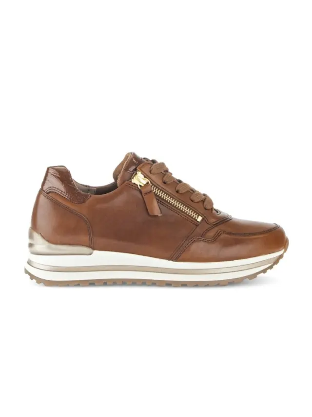Gabor Sneakers Γυναικείο δέρμα Καφέ GAB/76528 54-COGNAC 3