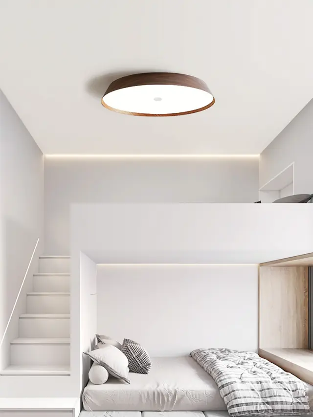 Woody 04580/CE/DW/W/51 Φωτιστικό LED οροφής Σκούρο ξύλο
