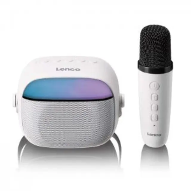 Ηχείο Bluetooth με ασύρματο μικρόφωνο, RGB φωτισμό και λειτουργία Karaoke. 2