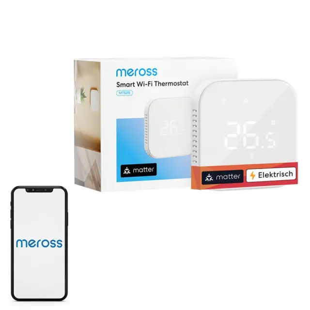 Inteligentny termostat WiFi Meross MTS215MA(EU) ()