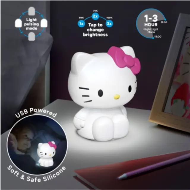 Paladone Hello Kitty - Φωτιστικό Silicone Light Rechargeable 18cm (PP13694HK) 2