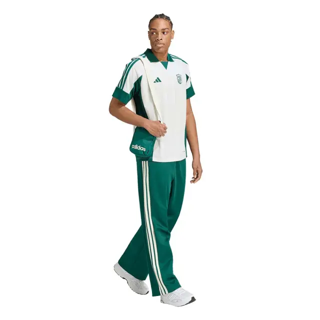 adidas Sportswear Men's Lux Tiro Crest Graphic Polo Tee Άσπρο HY2208 (adidas Sportswear) 3