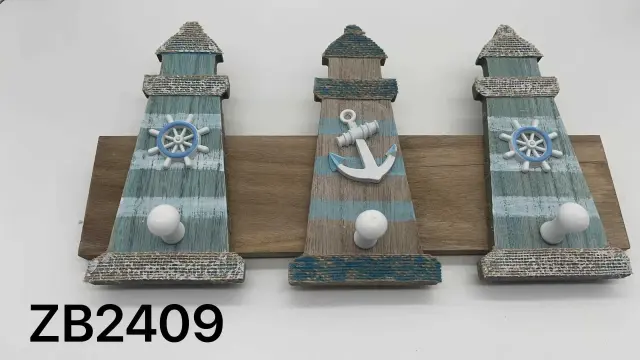 Σετ διακοσμητικά Souvenir - Κρεμάστρα - ZB2409 - 4 τεμάχια - 251964 2