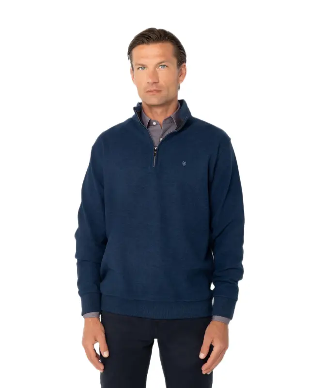 The Bostonians Big amp; Tall ανδρικό φούτερ half zip regular fit 3RO1000X-5