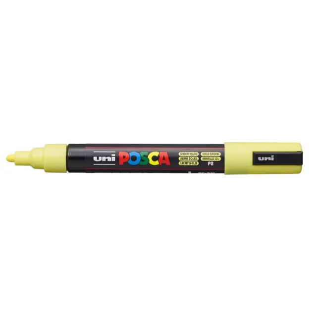 Μαρκαδόρος Σχεδίου Uni Posca PC-5M Medium με πάχος μύτης 1.8-2.5mm - Sunshine YellowPC-5M(E) - SUNSHINE YELLOW