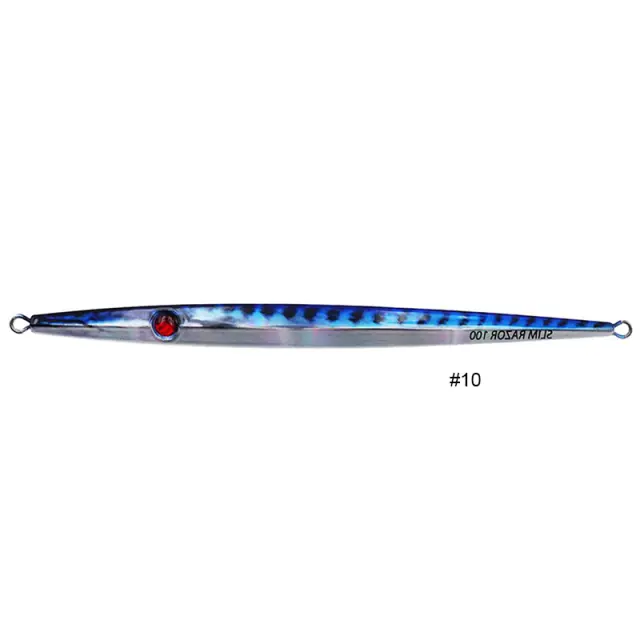 Πλάνος Pregio Slim Razor SLR 30gr – 100gr για Shore & Light Jigging στη Μεσόγειο 100gr #10