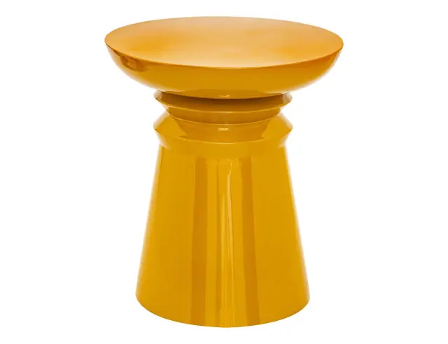 Τραπεζάκι Βοηθητικό Jaya Atmosphera με διαστάσεις 38x43cm - Mustard yellow 197799A 2