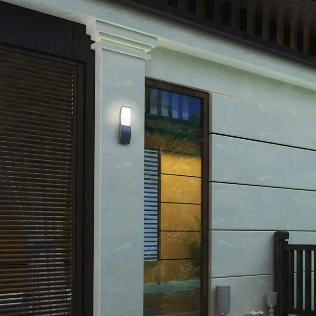 LED SMD WALL LUMINAIRE 7W 520LM 120° 230V AC 3.000K DARK GREY CRI80 IP65 30.000HRS / LG9305G 2