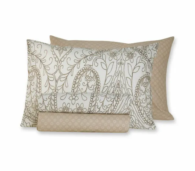 ΣΕΝΤΟΝΙ ΒΑΜΒ.VICTORIA ΣΕΤ KING SIZE BEIGE 1Χ(270Χ260)-1X(180X200+32)-2Χ(52Χ72+20) - NEF NEF 3