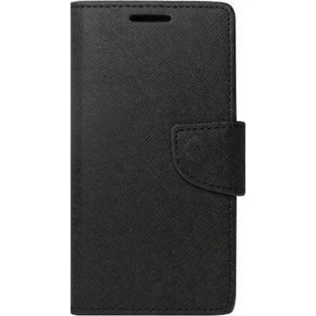 Θήκη Fancy Book Δερματίνης Μαύρο (Galaxy A42)