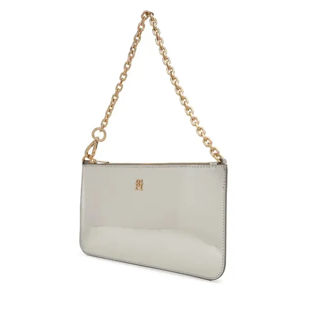 Γυναικεία Τσάντα Ώμου Tommy Hilfiger AW0AW18219-PE6 Ασημί Ασημί - One Size 2