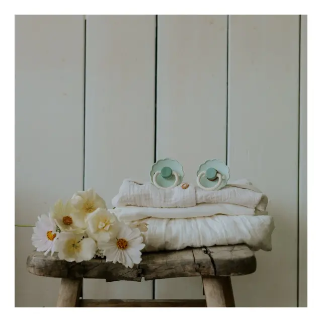 Σετ 2 Πιπίλες Σιλικόνης FRIGG Daisy Little Darling/Cream 0-6 Μηνών Baby Oliver 3