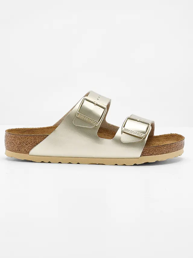 Birkenstock Πέδιλα Γυναικείο Birko-Flor(ανθεκτικό υλικό της Birkenstock-επιτρέπει την επαφή με το νερό) Χρυσό BIR/ARIZONA ELECTRIC 1014840 M/GOLD 3