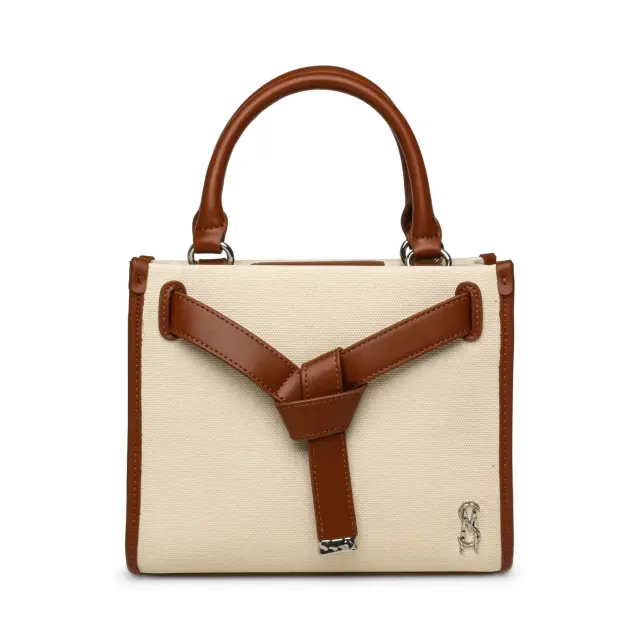 Γυναικεία Τσάντα Χειρός Ώμου Steve Madden Bcolly 13002505-CGS Μπεζ Ψάθα Ταμπά Μπεζ - One Size