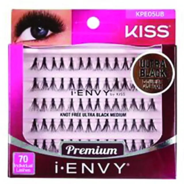 KISS Ultra Black Knot Free Medium 70τμχ
