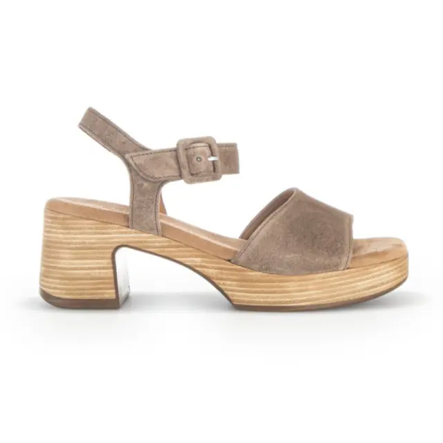 Gabor Πέδιλα Γυναικείο δέρμα Nubuck Μπεζ GAB/22721N 34-SESAMO