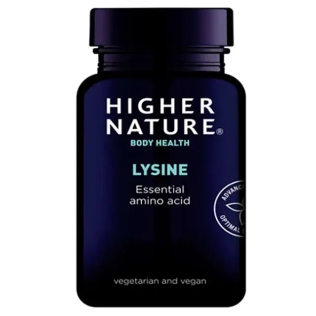 Higher Nature Lysine 500mg 90 Ταμπλέτες Natural