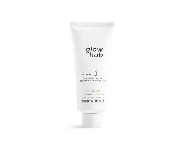 GLOW HUB GO DEEP AHA BODY SCRUB 200ML