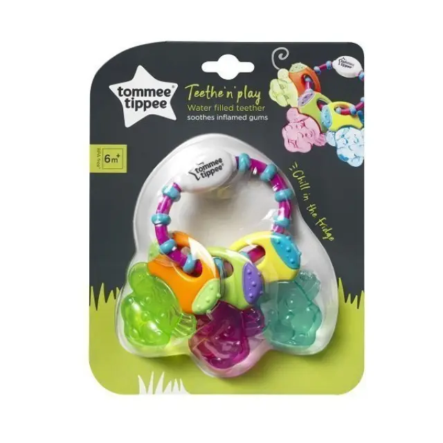 Tommee Tippee Teethe 'n' Play Μασητικό Οδοντοφυΐας με Νερό (6+ μηνών)
