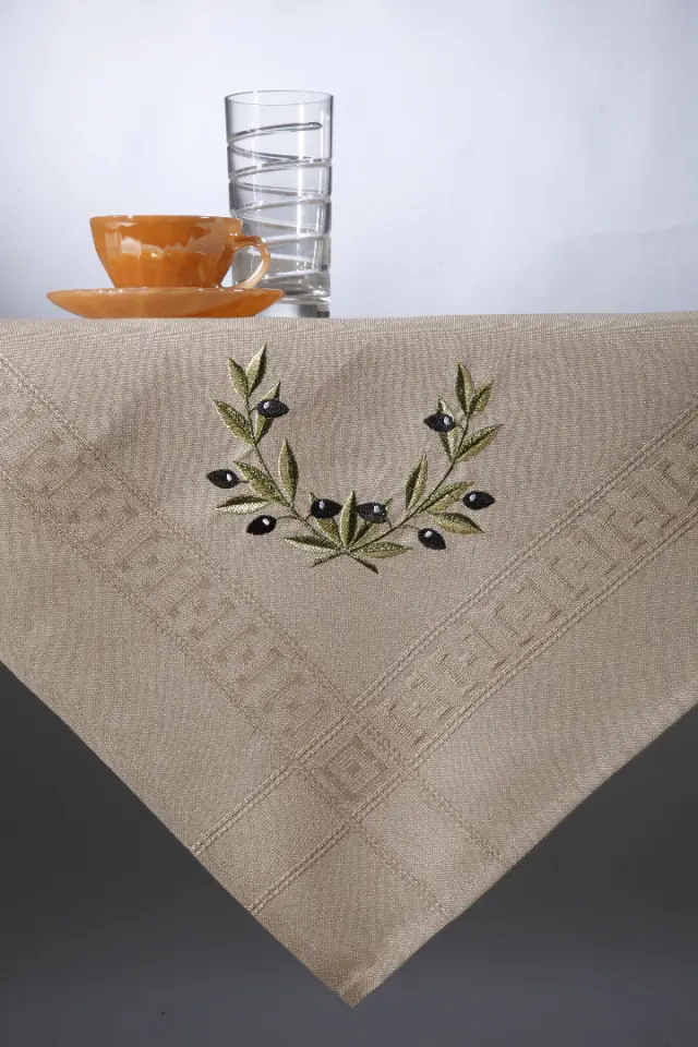 Τραπεζοκαρέ 3854 (135cm x 135cm) καφέ - -