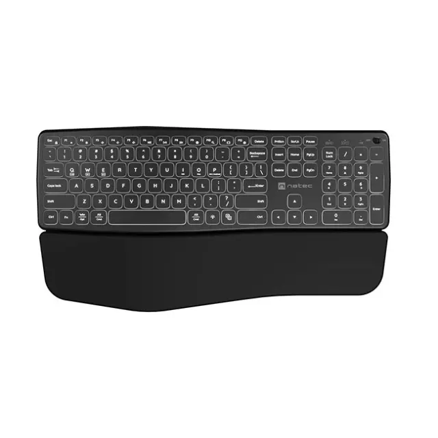Natec Keyboard Porifera 100% Black (NKL-1995)