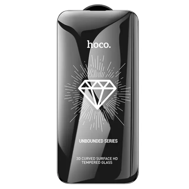 Tempered Glass Hoco Premium Series A37 120CC Large Arc Edges Dustproof 0.4mm 3D Anti-Static για Apple iPhone 15 Pro 2