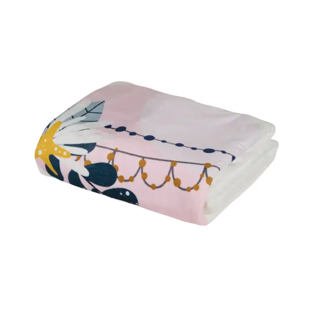 Κουβέρτα Αγκαλιάς 80Χ110 300gsm Fun Das Home 4915 Light Blue-Pink-Mint 100% Πολυέστερ