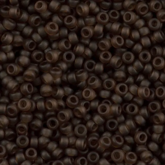 Χάντρα Miyuki Round Rocailles 8/0 - 135F - Matte Transparent Root Beer ~25gr