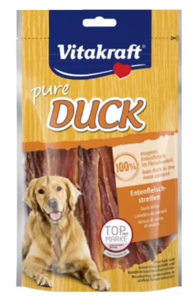 Vitakraft - DUCK duck strips 80gr - (58594) - Pet Supplies