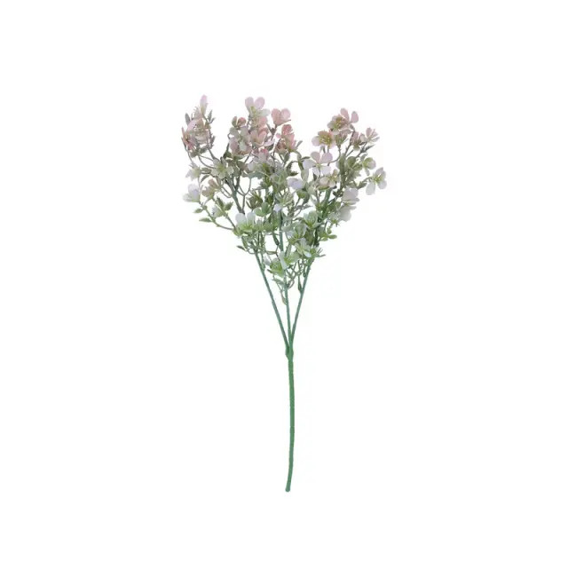 Κλαδί τεχνητό πράσινο-ροζ, 70cm